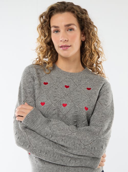 Camisola de malha fantasia - Kiabi