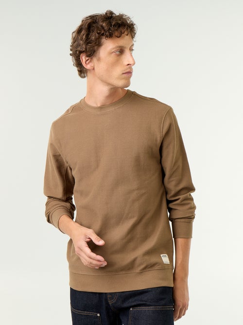 Camisola de malha fina canelada - Kiabi