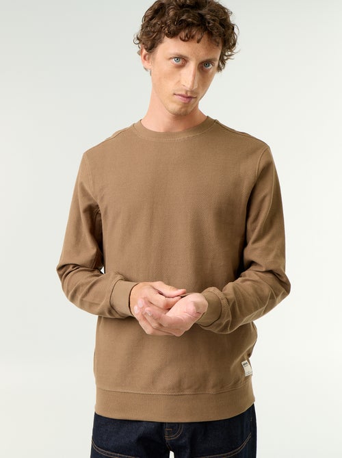 Camisola de malha fina canelada - Kiabi