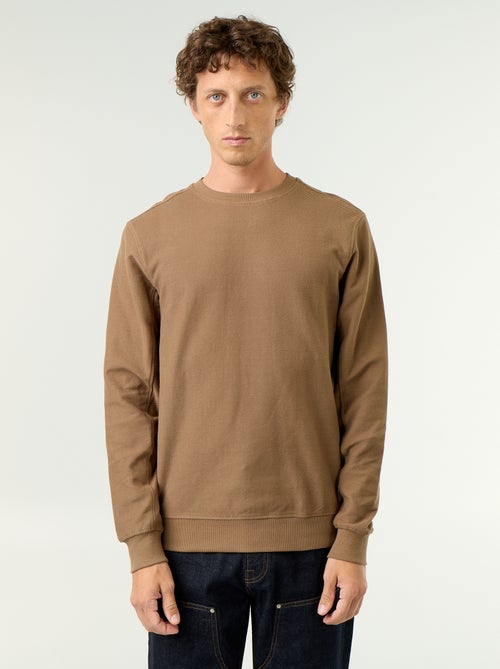Camisola de malha fina canelada - Kiabi