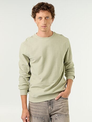 Camisola de malha fina canelada