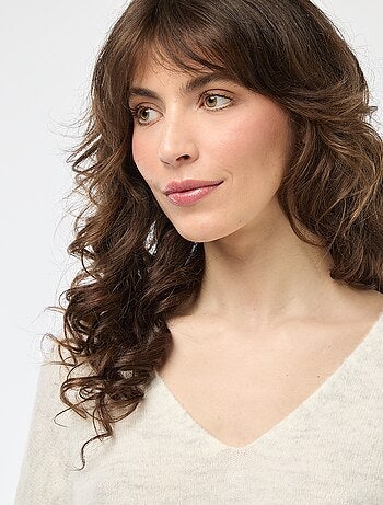 Camisola de malha fina com decote em V 'JDY'