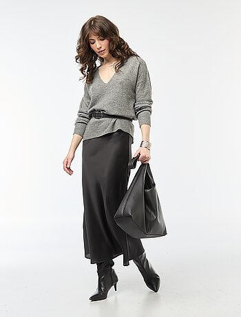 Camisola de malha fina com decote em V 'JDY'