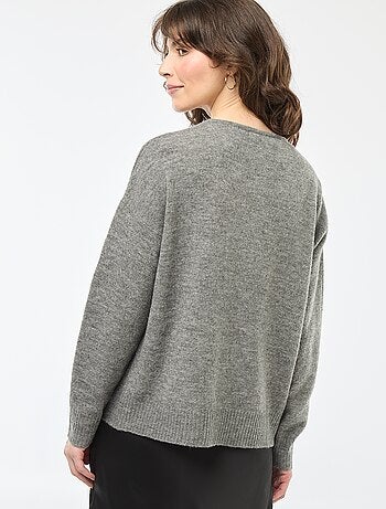 Camisola de malha fina com decote em V 'JDY'