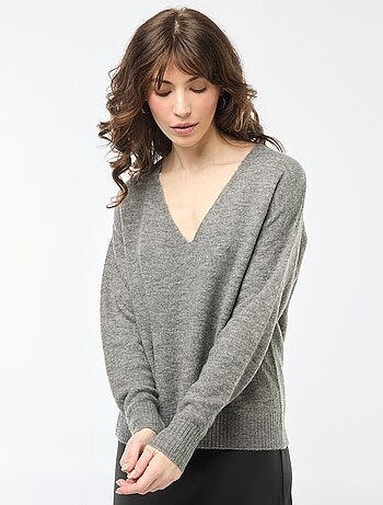 Camisola de malha fina com decote em V 'JDY'