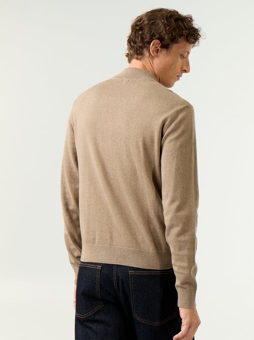 Camisola de malha fina com gola alta - Kiabi Camisola de malha fina com gola alta - Kiabi