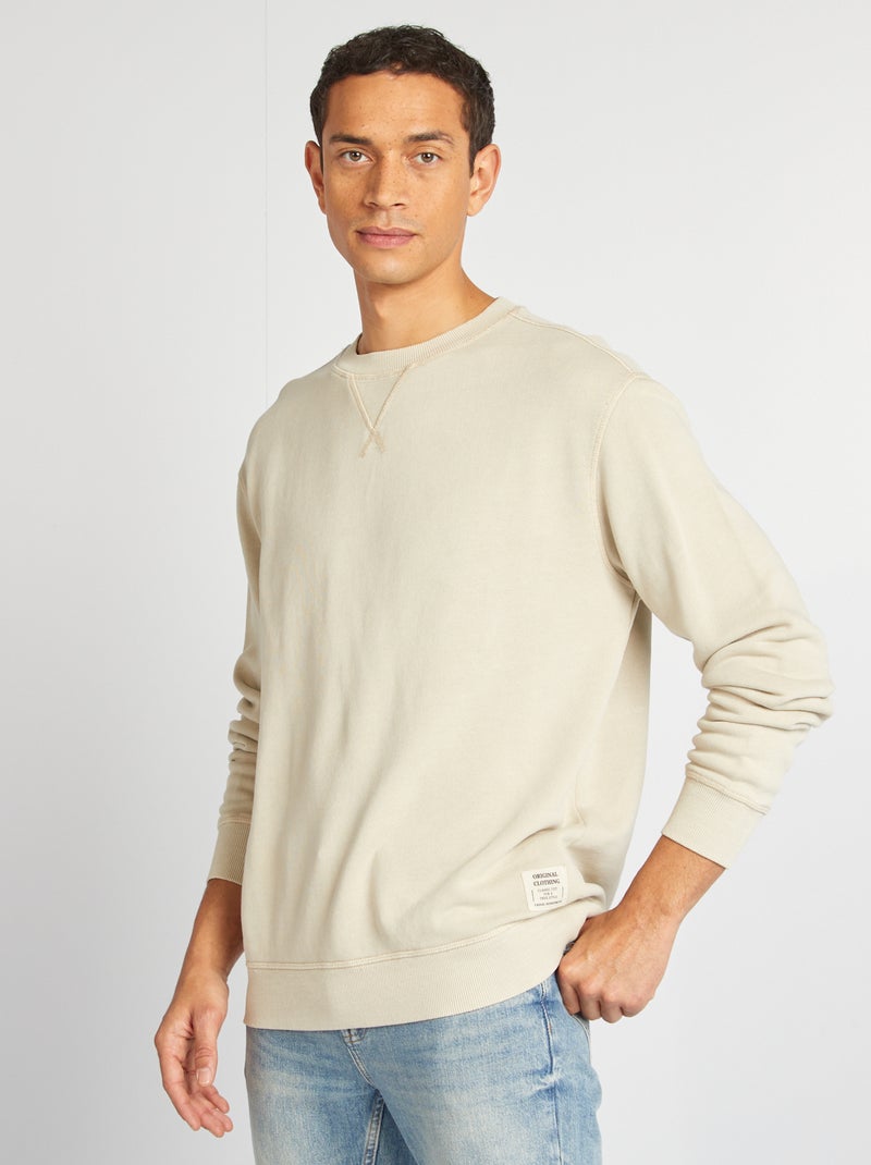 Camisola de malha fina larga CINZA - Kiabi