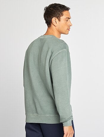 Camisola de malha fina larga