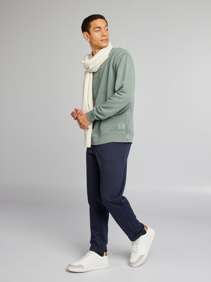Camisola de malha fina larga VERDE - Kiabi
