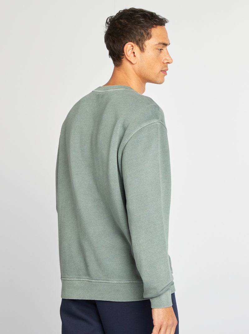 Camisola de malha fina larga VERDE - Kiabi
