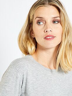 Camisola de malha fina lisa - Kiabi