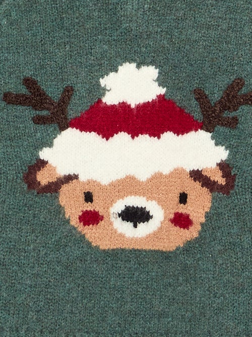 Camisola de malha fina 'Natal' - Kiabi