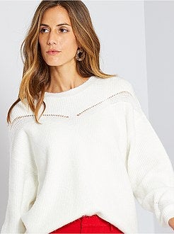 Camisola de malha fofa - Kiabi