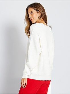 Camisola de malha fofa - Kiabi