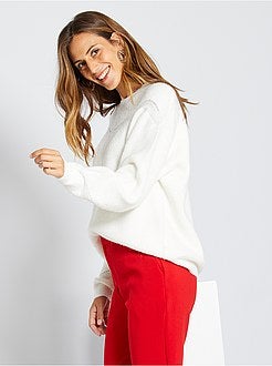 Camisola de malha fofa - Kiabi