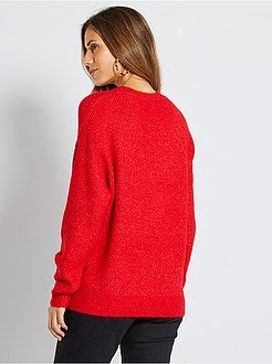 Camisola de malha fofa - Kiabi