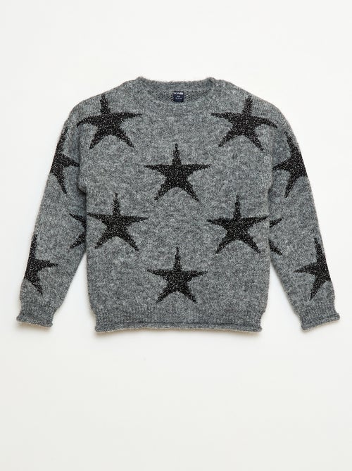 Camisola de malha gola redonda - Kiabi