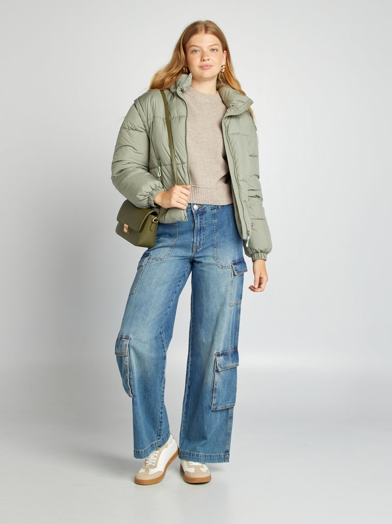 Camisola de malha grossa BEGE - Kiabi