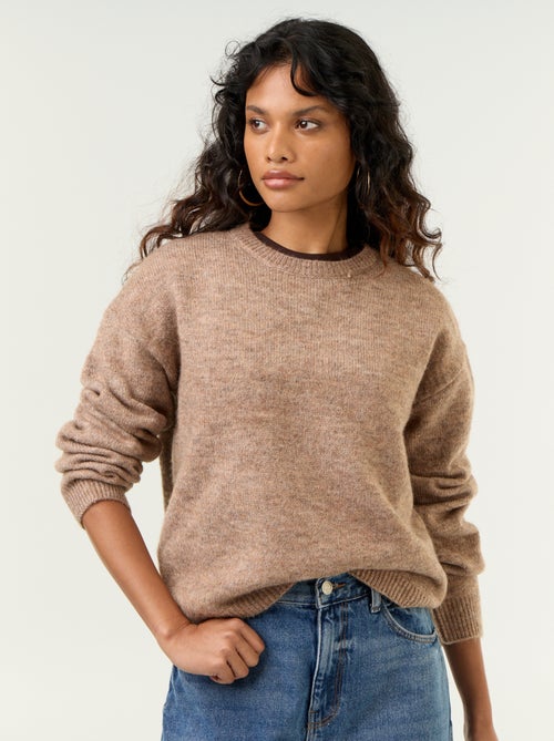 Camisola de malha grossa - Kiabi