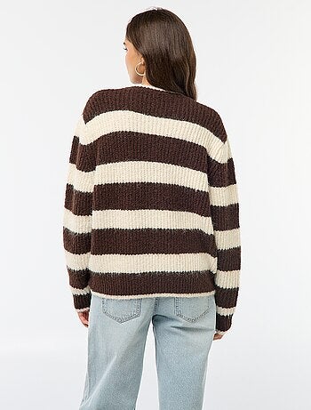 Camisola de malha grossa