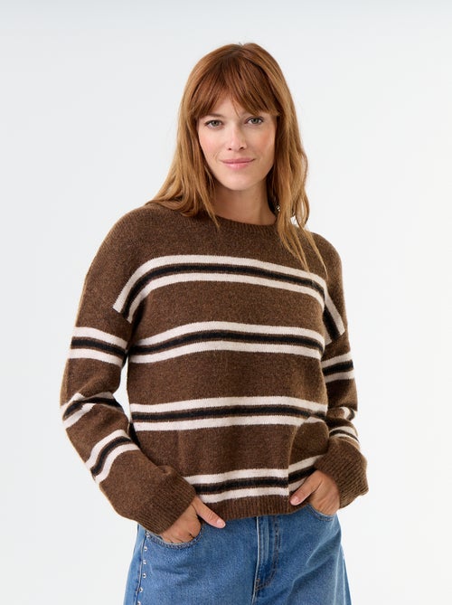 Camisola de malha grossa - Kiabi Camisola de malha grossa - Kiabi