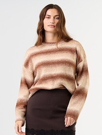 Camisola de malha grossa