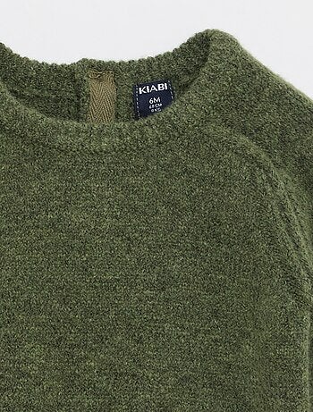 Camisola de malha grossa lisa