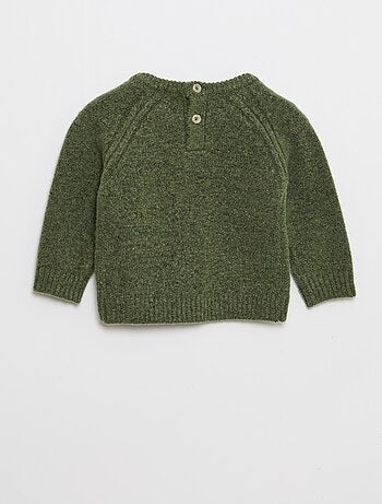 Camisola de malha grossa lisa