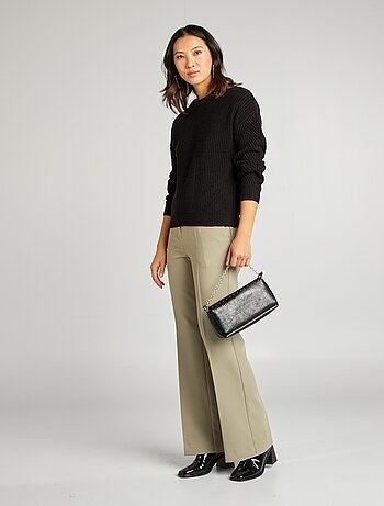 Camisola de malha grossa