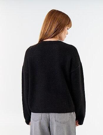 Camisola de malha grossa