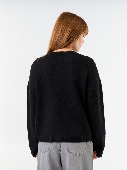 Camisola de malha grossa - Kiabi Camisola de malha grossa - Kiabi