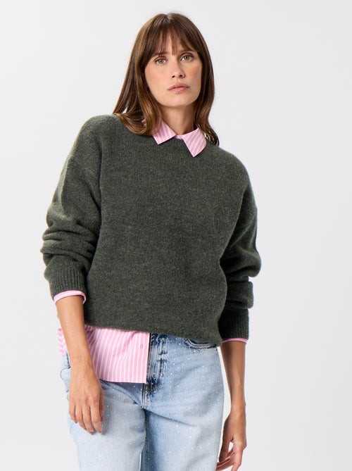 Camisola de malha grossa - Kiabi