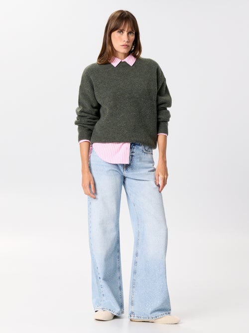 Camisola de malha grossa - Kiabi
