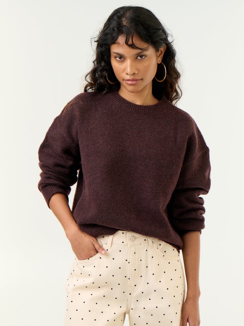Camisola de malha grossa - Kiabi