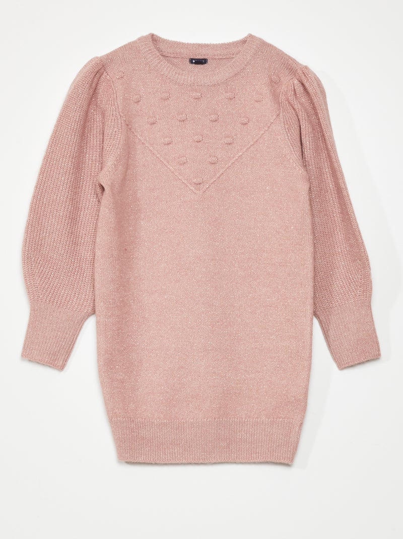 Camisola de malha iridescente ROSA - Kiabi