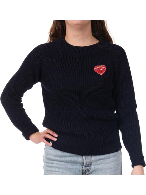 Camisola de Malha Kaporal JADE para Mulher Azul-Marinho - Kiabi
