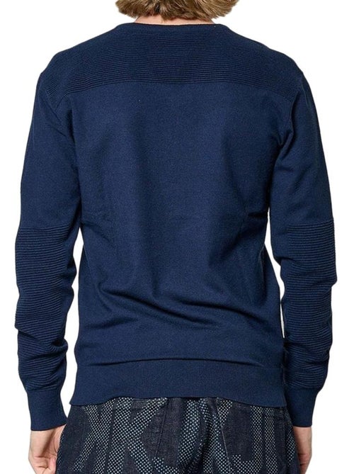 Camisola de malha kaporal vilym para homem azul-marinho - Kiabi Camisola de malha kaporal vilym para homem azul-marinho - Kiabi