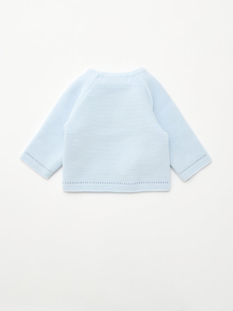 Camisola de malha 'La manufacture de Layette' Azul - Kiabi