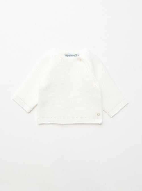 Camisola de malha 'La manufacture de Layette' - Kiabi