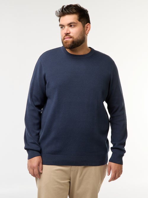 Camisola de malha lisa - Kiabi