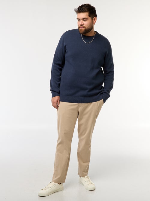 Camisola de malha lisa - Kiabi