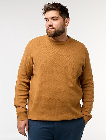 Camisola de malha lisa