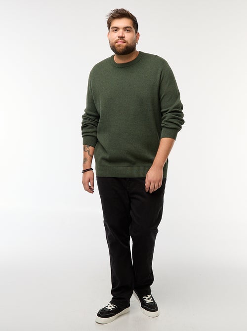 Camisola de malha lisa - Kiabi