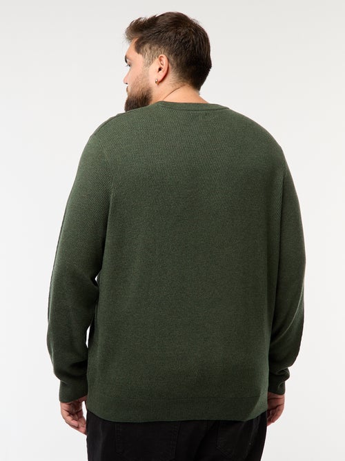 Camisola de malha lisa - Kiabi