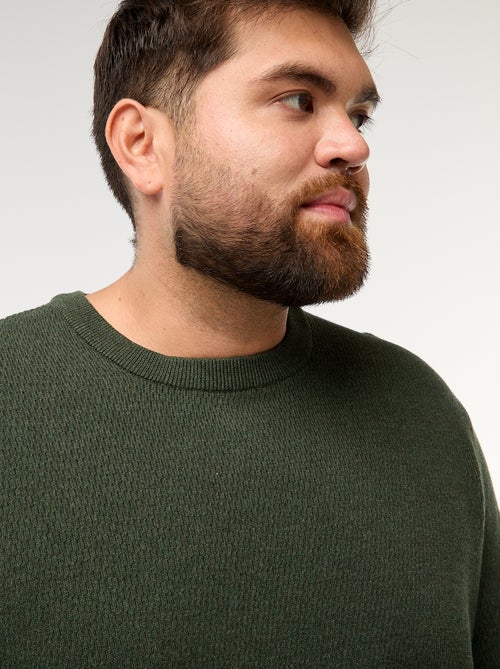 Camisola de malha lisa - Kiabi