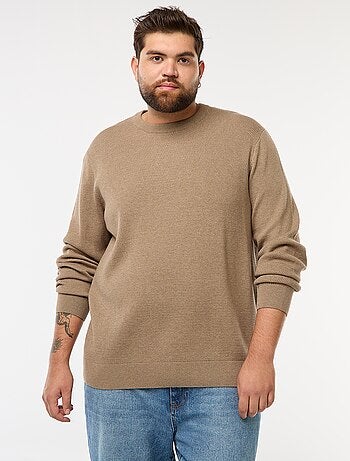Camisola de malha lisa