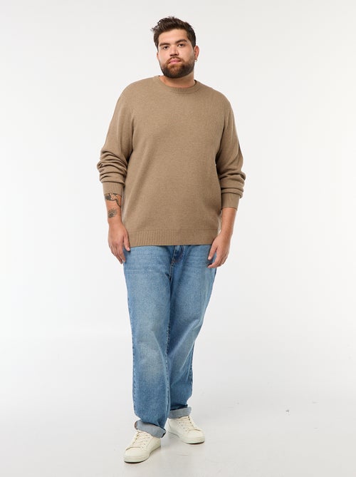 Camisola de malha lisa - Kiabi