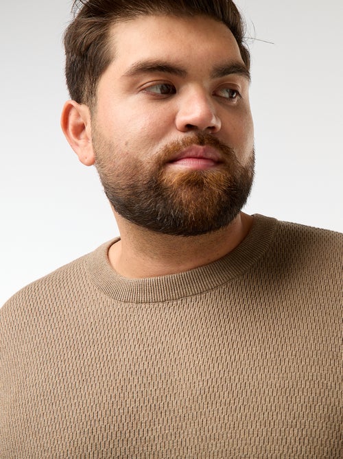 Camisola de malha lisa - Kiabi