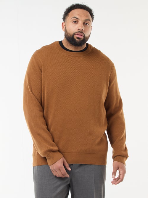 Camisola de malha lisa - Kiabi