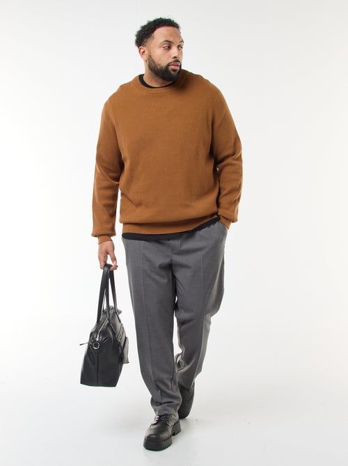 Camisola de malha lisa - Kiabi